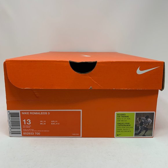 Nike Romaleos 3 Weight Lifting Shoes Volt/Black main image 11